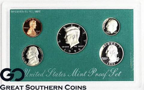 1996-S United States Mint Proof Set ** Mint Packaging + OGP Cover