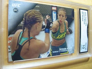 JESSICA PENNE STRAWWEIGHT 2015 TOPPS UFC ROOKIE RC # 91 GRADO 10 L@@K - Foto 1 di 1