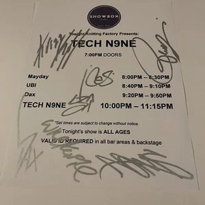 DAX KRIZZ KALIKO MAYDAY WREKONIZE CES CRU SIGNED TOUR FLYER (STRANGE MUSIC) - Picture 1 of 2