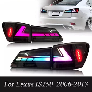 Luces traseras LED RGB para Lexus IS250 IS350 ISF 2006-2013 animación de arranque de humo - Imagen 1 de 16