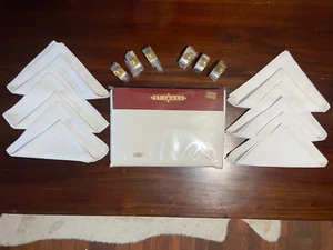 St James Tablecloth Setting & Napkin Rings - BNIB - VINTAGE, David Jones - Picture 1 of 12