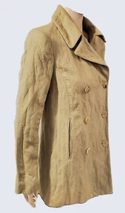 Michael Kors Wool Blend Double Breasted Winter Coat Size 4, Barley Color $1,995 - Picture 1 of 12