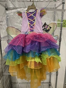 Member's Mark Youth Girls Dress Up Costume Dress Rainbow Unicorn M(8/10) - Picture 1 of 5