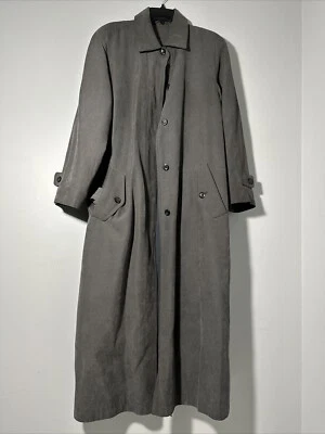 FLEET STREET Long Trench Coat w/ Removable Liner And Belt Size 8 - Image 1 of 4