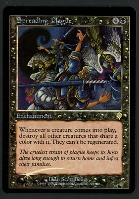 ***1x FOIL Spreading Plague*** MTG Invasion -Kid Icarus- - Image 1 of 2