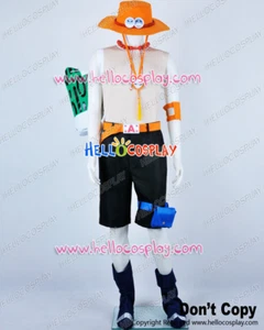 Portgas D Ace Cosplay Costume H008 (No backpack) - Picture 1 of 10