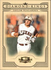 2008 (RANGERS) Donruss Threads Diamond Kings #22 Taylor Teagarden