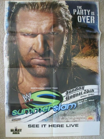 WWE PPV Giant Poster 2ft by 3ft Triple H ****LAST ONE**** Cover