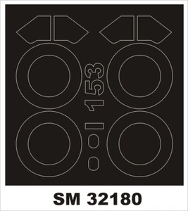 Montex SM32180 Polikarpov I-153 Chaika 1/32 masks - Picture 1 of 1