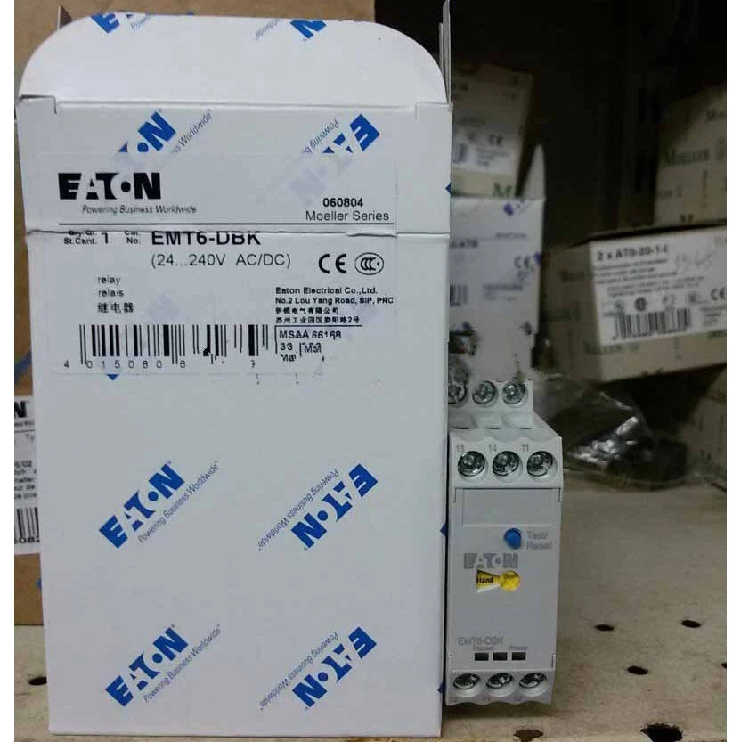 one new eaton MOLELLER Overload relay EMT6-DBK Fast Shipping - Image 1 of 1
