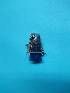 Lego Marvel Super Heroes Minifigure Rocket Raccoon 76079 Guardians Galaxy! - Picture 1 of 4