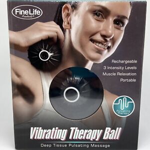 Vibrating Therapy Yoga Ball FINE LIFE Rechargeable Massager With USB Cable