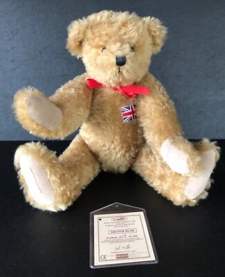 Oso de peluche Dean’s Rag Book Company British Bear edición limitada - ¡Como nuevo! Foto 1 de 4