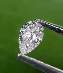Pietre a forma di pera moissanite sciolte certificate GRA D VVS1 tutte le taglie stock USA - Foto 1 di 8