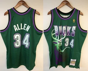 Ray Allen Milwaukee Bucks Mitchell & Ness NBA Authentic Jersey 1996-1997 Rookie - Picture 1 of 12