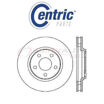 Centric C-TEK Disc Brake Rotor for 1998-2002 Pontiac Firebird 3.8L 5.7L V6 rl - Изображение 1 из 4