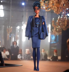 BARBIE Signature SAPPHIRE 65th ANNIVERSARY SILKSTONE FASHION MODEL DOLL ~SHIPPER - Bild 1 von 13