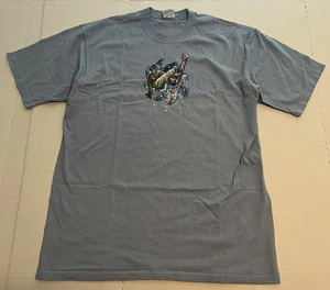 Vintage Grateful Dead Liquid Blue Dead Boarder T-Shirt Production Sample 1 of 1 - Picture 1 of 11