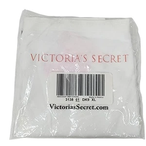 Victorias Secret Panty Womens Size XL White 313861 DK9 Logo Cotton New Sealed - Picture 1 of 3