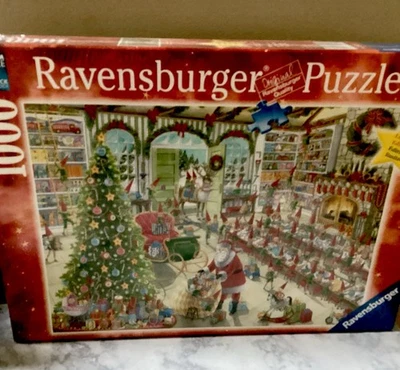Ravensburger Puzzle 1000 Santa’s Ready Limited Edition Christmas Workshop NEW - Image 1 of 4