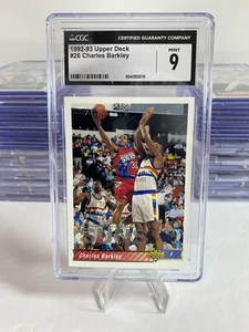 1992 Upper Deck Charles Barkley #26 CGC 9 Mint Sixers/Suns - Picture 1 of 3