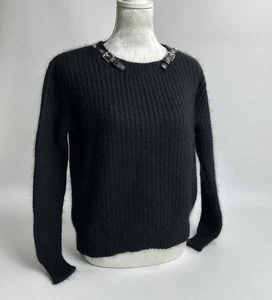 The Kooples Gr. M Damenpullover Angora schwarz - Bild 1 von 13