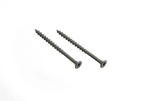 12 X Tornillos de Cabeza Cruzada Pozi Resistentes al Óxido Verde 4.5 X 75mm - NUEVO Uno - Imagen 1 de 1