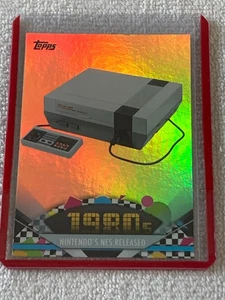 Tarjeta coleccionable Topps American Pie Foil Parallel 2011 #152 Nintendo NES lanzada casi nueva - Imagen 1 de 2