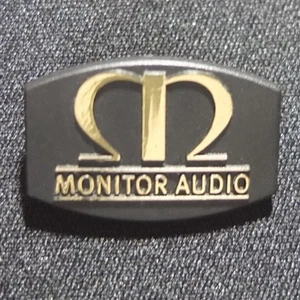 one Monitor Audio grille emblem for Bronze B2, other speakers, c.1999—good cond. - Picture 1 of 3