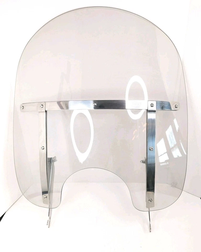 Parabrisas Harley Davidson liberación rápida 17,5" AS 6 M125-6 091409 Lexan Dot 94 Foto 1 de 4