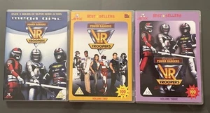 VR Troopers Mega Disc with Volume 2 & 3 Jetix 3 DVD PAL Region 2 Power Rangers - Picture 1 of 15