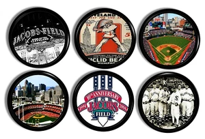 Retro Cleveland Indians Cabinet Knobs Ohio Tribe Fan Baseball Drawer Pull Handle - Picture 1 of 4