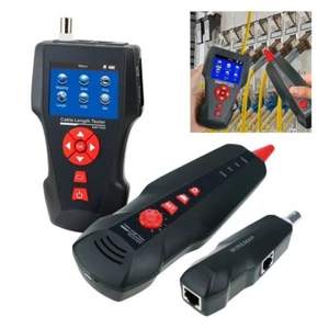 Ethernet Tester, STP/UTP 5E, 6E Coaxial Cable Length Meter Wire Tracker POE PING - Picture 1 of 10