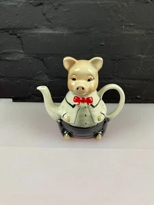 Vintage Tony Wood 'Master Piggy' Novelty Pig Tea Pot Last 2 Available - Picture 1 of 4