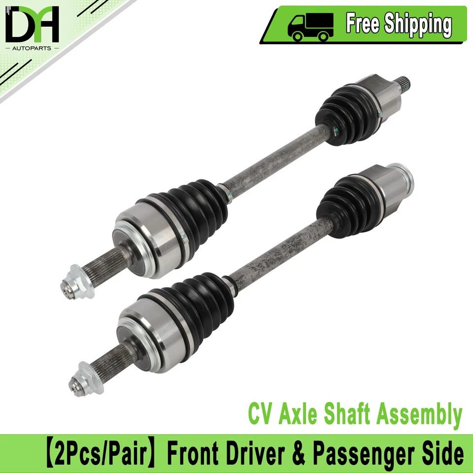 Pair Front Left Right CV Axle Shaft Assembly For Honda Ridgeline 2006-2014 Foto 1 de 4