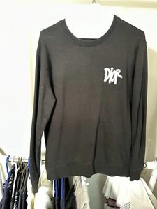 DIOR LOGO Black CARDIGAN SWEATER - FLAWLESS - Picture 1 of 5