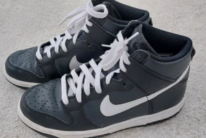 *NIKE Dunk Damenschuhe schwarz Schnürung hoch Gr. 38 US 5,5 wie NEU* - Bild 1 von 7
