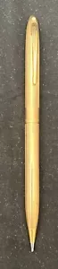 LÁPIZ MECÁNICO DORADO GALVANIZADO CRESTA SHEAFFER DE COLECCIÓN EE. UU., PUNTO BLANCO, c1995 g - Imagen 1 de 6