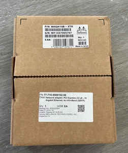 Mellanox MHQH19B-XTR Single-Port 40Gb/s PCIe2.0x8 ConnectX-2VPI Network Card C3 - Picture 1 of 4