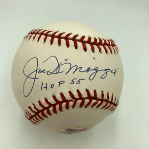 MINT Joe Dimaggio "Hall Of Fame 1955" Signed AL Baseball With PSA DNA COA - Picture 1 of 4
