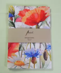 Ambiente Geschirrtuch KLATSCHMOHN Geschirrhandtuch towel Küche Mohn Kornblumen - Bild 1 von 2