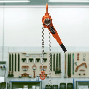 3300LB 1.5 TON HOIST RATCHET HAND LEVER PULLER COME ALONG DOUBLE HOOKS CABLE USA - Picture 1 of 11