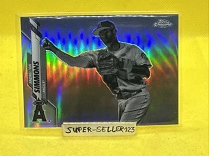 2020 TOPPS CHROME - ANDRELTON SIMMONS - NEGATIV REFRACTOR Los Angeles Angels #72 - Bild 1 von 4