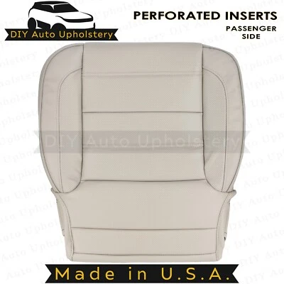 Cubierta de asiento de cuero inferior de pasajero Shale 2015-2019 para GMC Yukon Denali Foto 1 de 4