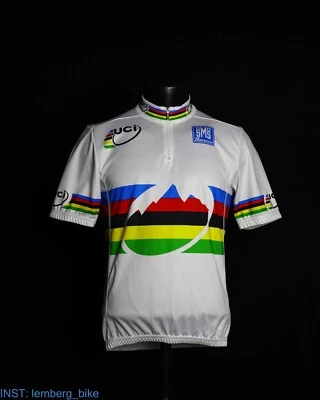 Maillot de ciclismo Santini campeón del mundo MTB talla S #0136 Foto 1 de 4