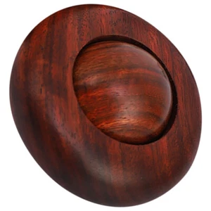 Palla da massaggio portatile palla di legno portatile palla da massaggio in legno liscia mano - Foto 1 di 12