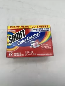 Shout 72 Ct Color Catcher Sheets Mixed Laundry Washes Value Pack - Picture 1 of 3