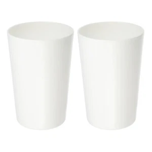 2pcs Bathroom Toothbrush Tumblers PP Tumblers for Bathroom, 4.92''x3.03'' - Picture 1 of 11