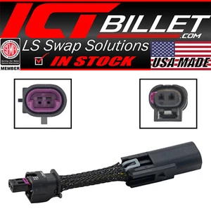 ICT Billet LT Gen V Coolant Temperature Sensor to Gen IV Harness - Wire Adapter - Foto 1 di 7