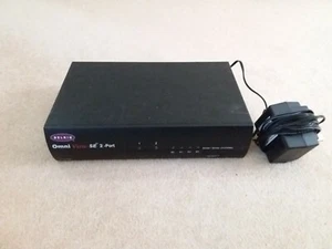 Belkin KVM Omni View WE 2-Port Switch F1D102 Not Tested - Afbeelding 1 van 2